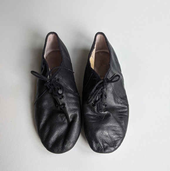 Bloch S0405L "Jazzsoft" Leather Lace Up Jazz Shoe size 6 - Picture 2 of 5